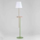 Designová lampa z oceli, jasanu a mosazi vyrobená v Itálii - Pitulla Viadurini