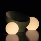 Alabastrová polyethylenová koulová lampa vyrobená v Itálii - Calipso Viadurini