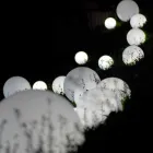 Globe koule / stolní lampa Slide Globo white bright vyrobené v Itálii Viadurini