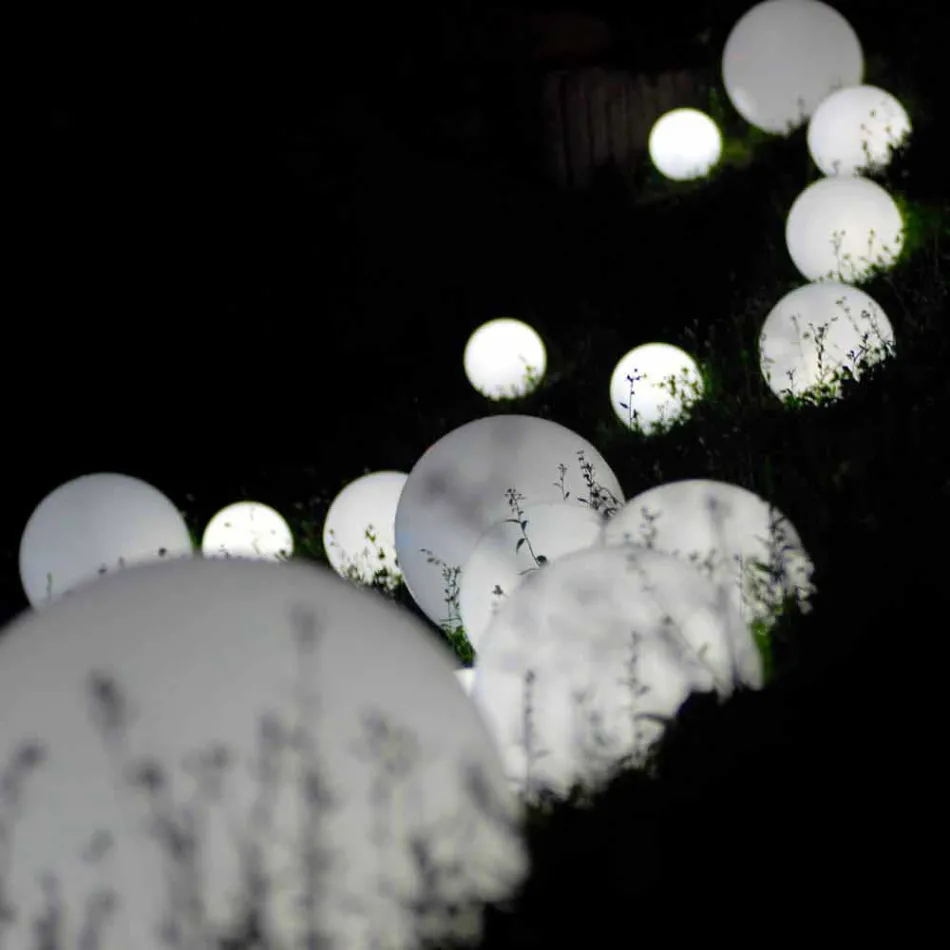 Globe koule / stolní lampa Slide Globo white bright vyrobené v Itálii Viadurini