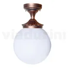 Stropní svítidlo z akrylu a černého hliníku Made in Italy - Trovanero Viadurini