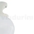 Stropní svítidlo v opálové akrylové a bílé hliníkové struktuře - Trovabianco Viadurini