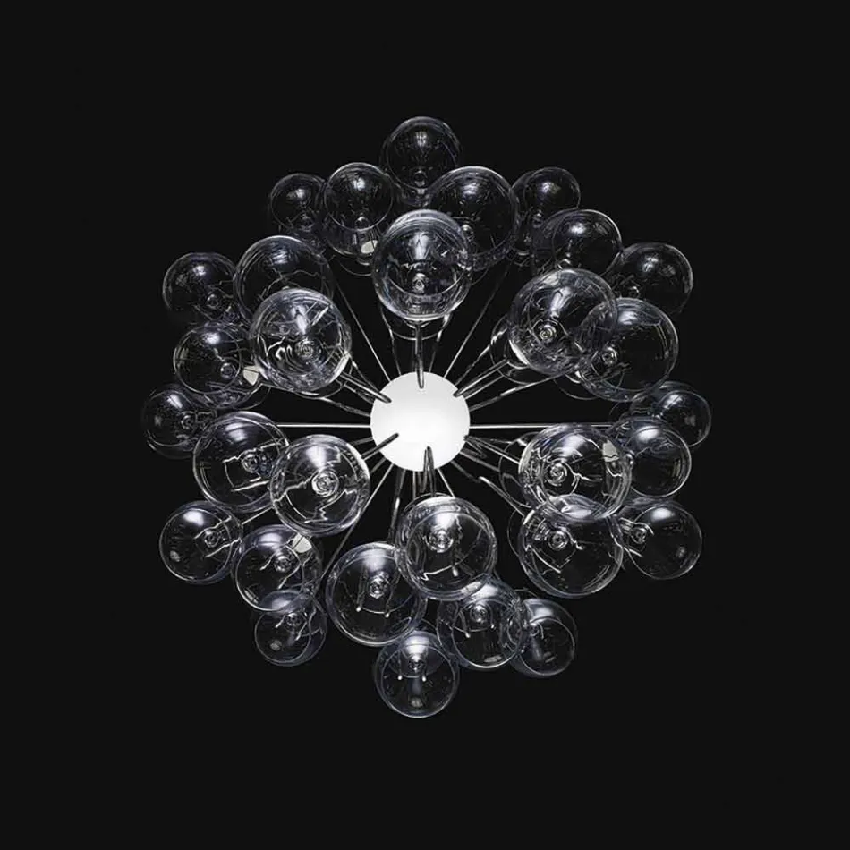 Pendant lamp 30 sklenic převrátil Sauvignon Viadurini