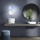 Ručně vyrobená závěsná lampa z foukaného benátského skla - Jupiter Viadurini