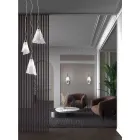 Ručně vyráběná závěsná lampa z benátského foukaného skla - Chrystal Viadurini