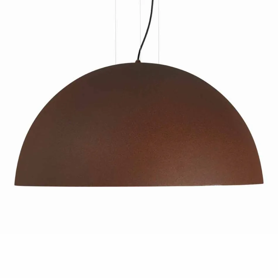 Lampa bicolor suspenze ocel, Ø50xh.25xL.cavo100cm, Milosti Viadurini