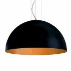 Lampa bicolor suspenze ocel, Ø50xh.25xL.cavo100cm, Milosti Viadurini