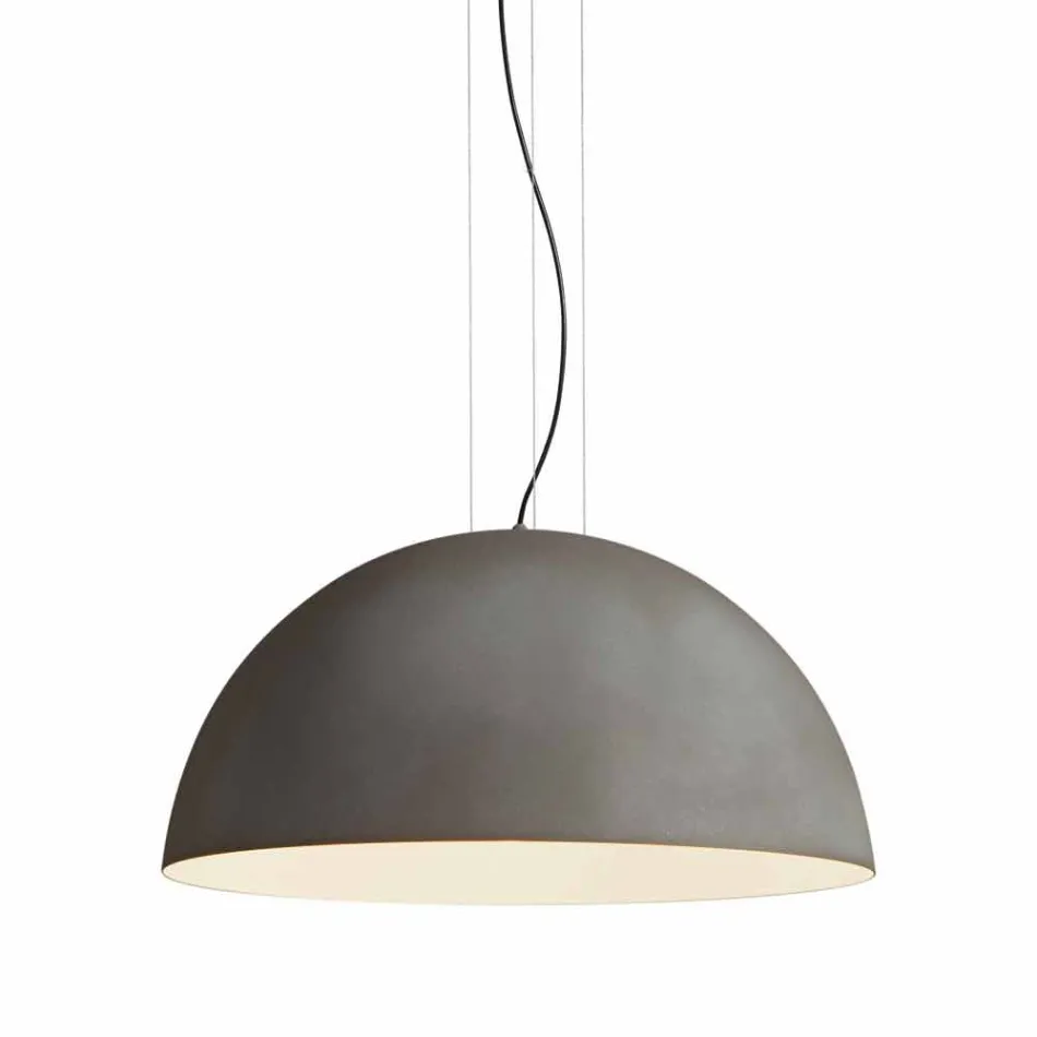 Lampa bicolor suspenze ocel, Ø60xh.30xL.cavo100cm, Tara Viadurini