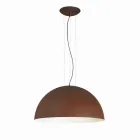 Lampa bicolor suspenze ocel, Ø60xh.30xL.cavo100cm, Tara Viadurini