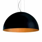 Lampa bicolor suspenze ocel, Ø60xh.30xL.cavo100cm, Tara Viadurini