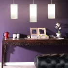 Válcové závěsné svítidlo z polyetylenu Made in Italy - Minervo Viadurini