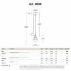 Závěsné svítidlo lemů mosazi a bílé sklo Viadurini