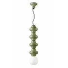 Závěsné svítidlo se 4 prvky z keramiky a skla Made in Italy - Capocabana Viadurini