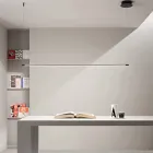 Závěsná lampa s LED světlem a délkově nastavitelnými kabely - oranžová Viadurini