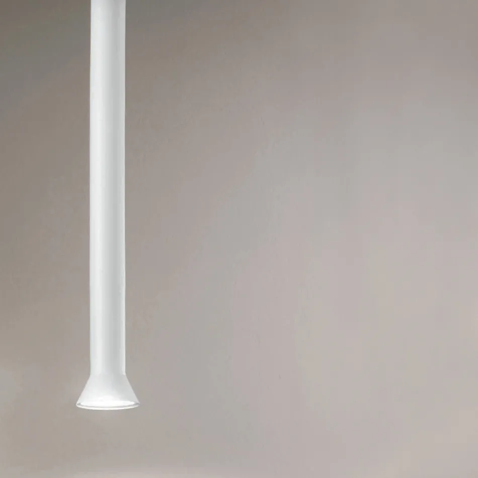 Závěsné svítidlo s kovovým rámem a nastavitelnými kabely - Bříza Viadurini