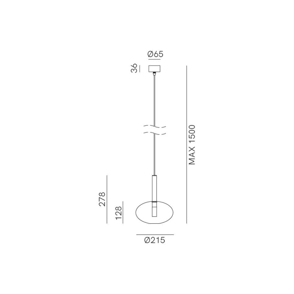 Závěsné svítidlo se sklem v různých tvarech Made in Italy - Sintonia Viadurini
