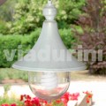 Venkovní závěsná lampa z bílého hliníku, vyrobeno z Itálie, Anusca