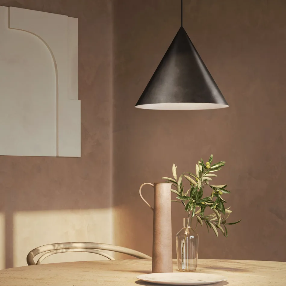 Vnitřní závěsná lampa z grafénu nebo Maroka Made in Italy - Rain Viadurini