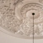 Design závěsného svítidla Bílá sádra a černý hliník 1 kužel - Tesera Viadurini