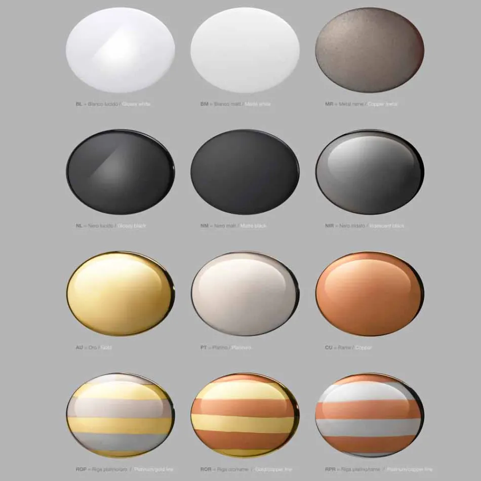 Lampa keramického designu I Lustri 8 Viadurini