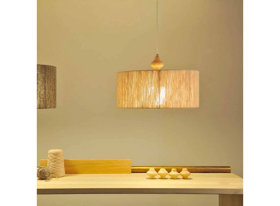 Moderní designová závěsná lampa Bois, kabel 400 cm Viadurini