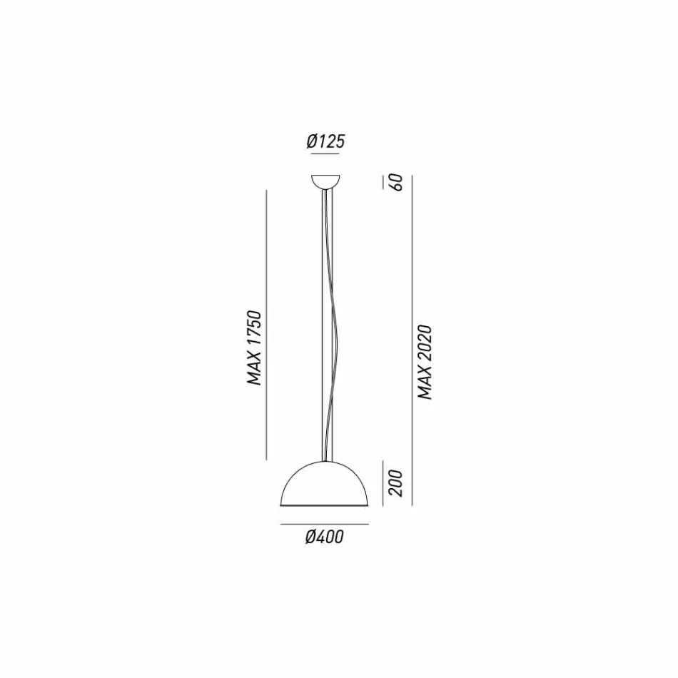 Lampa rustikální provedení Ø40 cm Galileo Il Fanale Viadurini