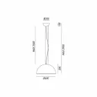 rustikální provedení lampa Ø 60 cm Galileo Il Fanale Viadurini