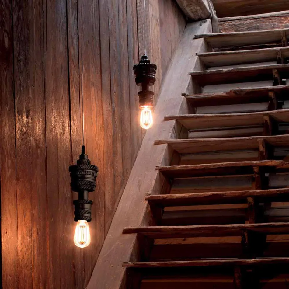 Designová závěsná lampa v keramickém provedení 3 vyrobeném v Itálii - futurismus Viadurini