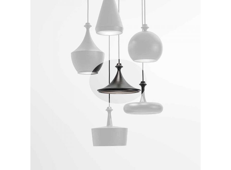 Designová závěsná lampa v keramice - L1 Sequins Aldo Bernardi Viadurini