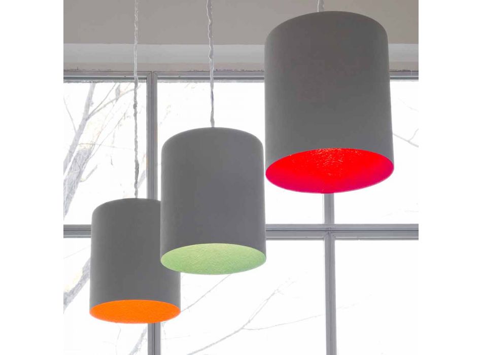 Designová závěsná žárovka In-es.artdesign Bin Malovaný cement Viadurini