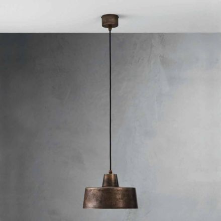 Lampa konstrukce zavěšení na starožitný železa Jean Il Fanale Viadurini