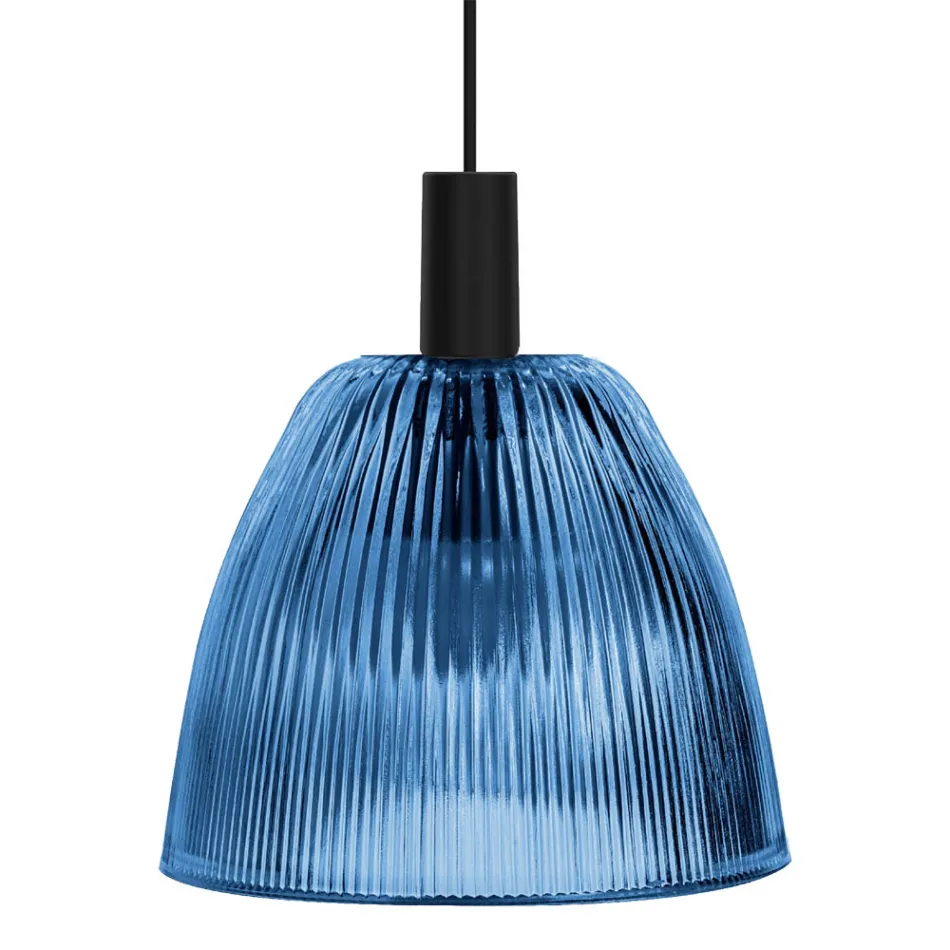 Designová závěsná lampa z benátského skla Made in Italy - Safír Viadurini