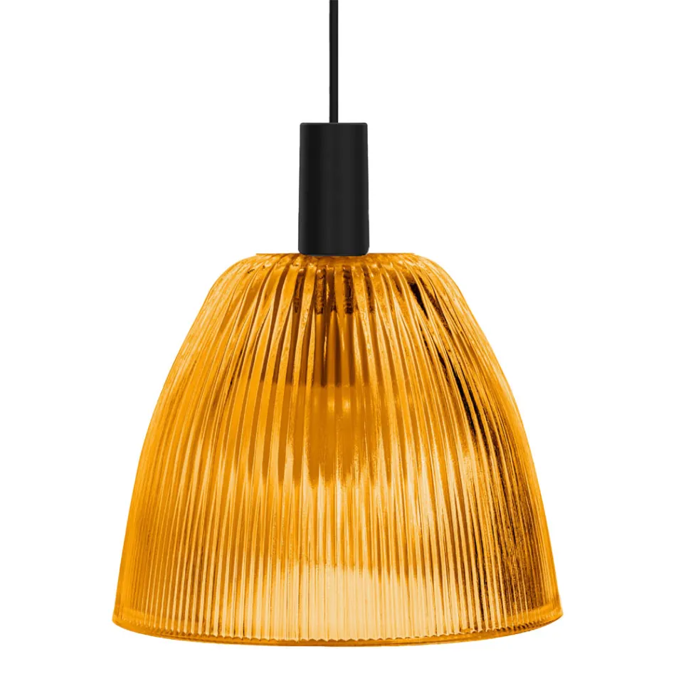 Designová závěsná lampa z benátského skla Made in Italy - Safír Viadurini
