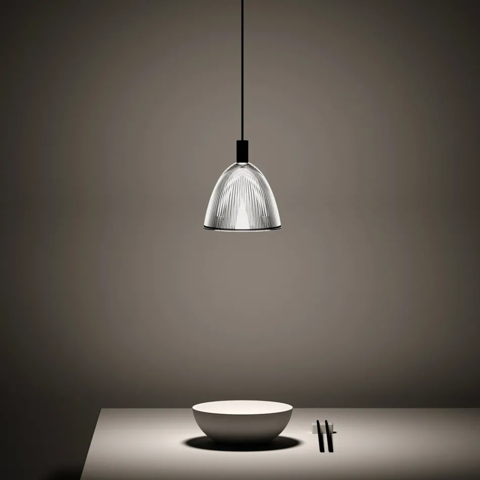 Designová závěsná lampa z benátského skla Made in Italy - Safír Viadurini