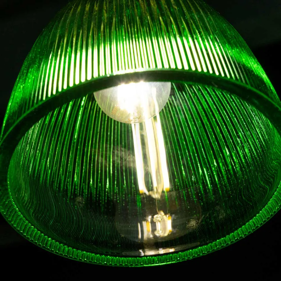 Designová závěsná lampa z benátského skla Made in Italy - Safír Viadurini