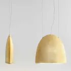 Závěsná lampa moderního designu v keramice - Sfogio Aldo Bernardi Viadurini