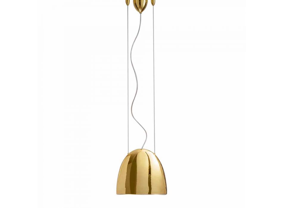 Závěsná lampa moderního designu v keramice - Sfogio Aldo Bernardi Viadurini