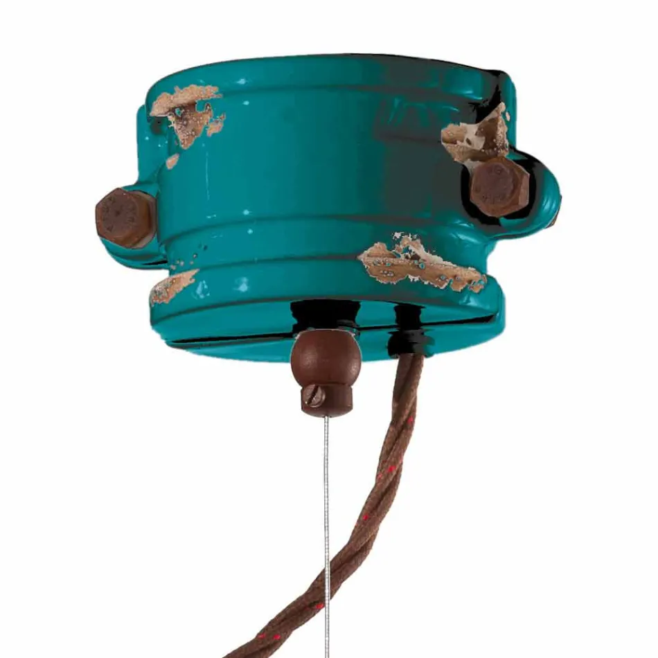 Závěsné svítidlo řemeslně urbanismus Edith Ferroluce Viadurini