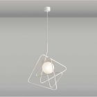 Lampa v moderním oceli suspenze Ø60xh.60xL.cavo200cm, Adele Viadurini