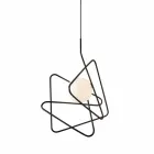 Lampa v moderním oceli suspenze Ø60xh.60xL.cavo200cm, Adele Viadurini