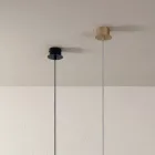 Závěsné svítidlo z hliníku s práškovým nástřikem a nastavitelným kabelem - Buxus Viadurini