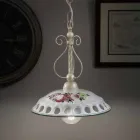 Ručně vyráběné keramické závěsné svítidlo s Passanastri - Neapol Viadurini