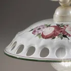 Ručně vyráběné keramické závěsné svítidlo s Passanastri - Neapol Viadurini