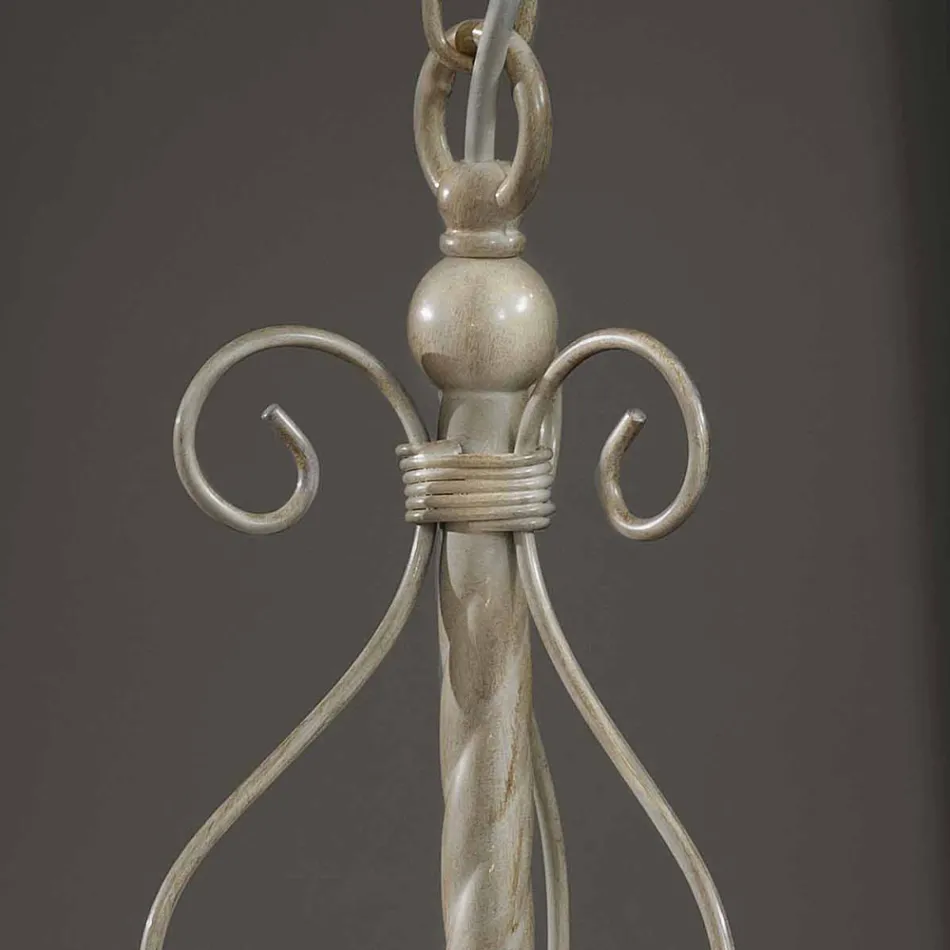 Ručně vyráběné keramické závěsné svítidlo s Passanastri - Neapol Viadurini