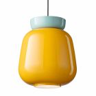Závěsná lampa z keramiky a skla Made in Italy - Corcovado Viadurini