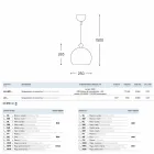 Lampa keramické odpružení Lustri, s růžicí na 2 výstupy na 180 ° Viadurini