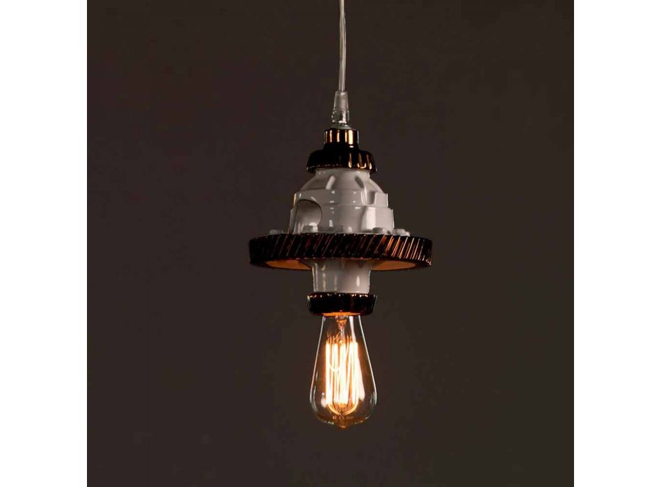 Závěsná lampa z keramiky ve 3 provedeních moderního designu - futurismus Viadurini
