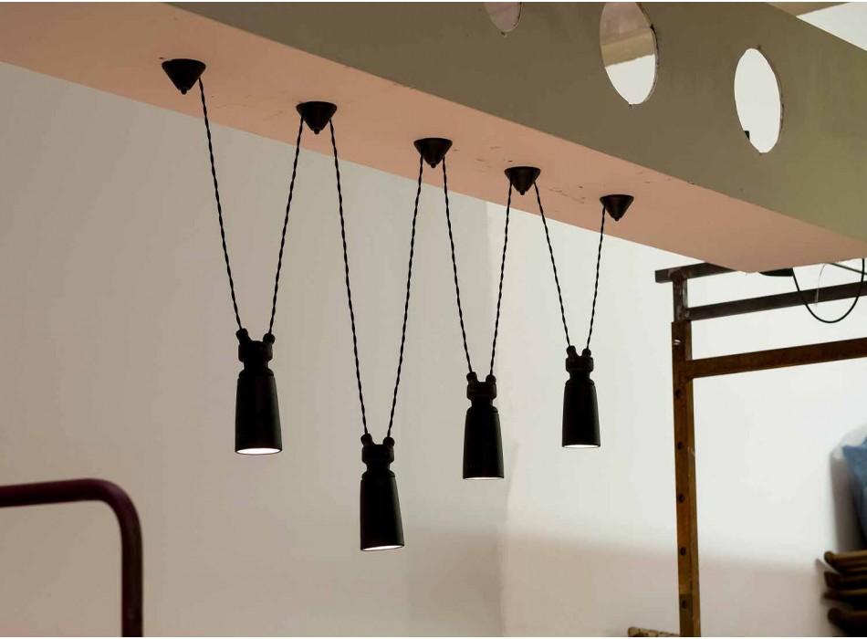 Keramická závěsná lampa pro složení Battersea - Toscot Viadurini