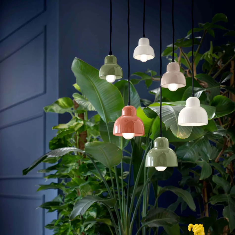 Závěsné svítidlo v různých povrchových úpravách a velikostech Made in Italy - Berimbau Viadurini