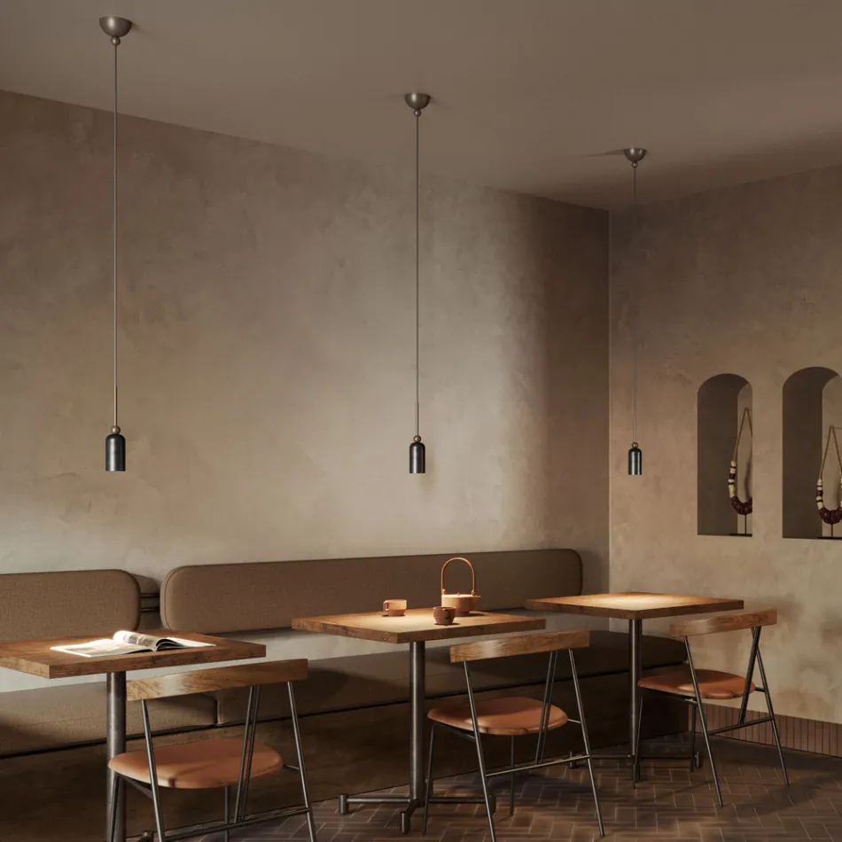 Závěsné svítidlo v různých povrchových úpravách Made in Italy - Lady Viadurini